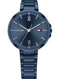 Tommy Hilfiger Dressed Up Roloi Batarias me Ble Metalliko Brasele 1782205