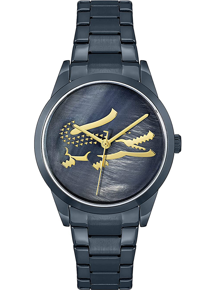 Lacoste Ladycroc Roloi Batarias me Ble Metalliko Brasele 2001215