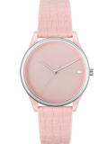 Lacoste Crocodelle Roloi Batarias me Roz Kaoutsouk Louraki 2001248