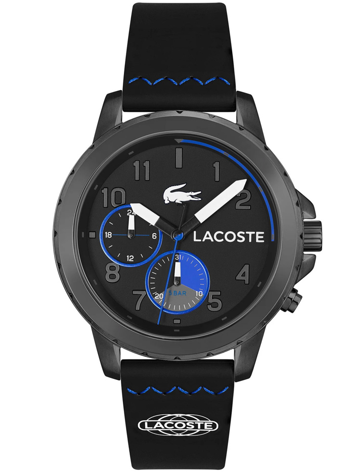 Lacoste Endurance Roloi Xronogafos Batarias me Mavro Kaoutsouk Louraki 2011206