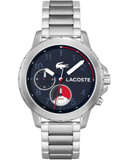 Lacoste Endurance Roloi Xronogafos Batarias me Asimi Metalliko Brasele 2011208