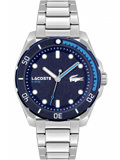 Lacoste Finn Roloi Batarias me Asimi Metalliko Brasele 2011286