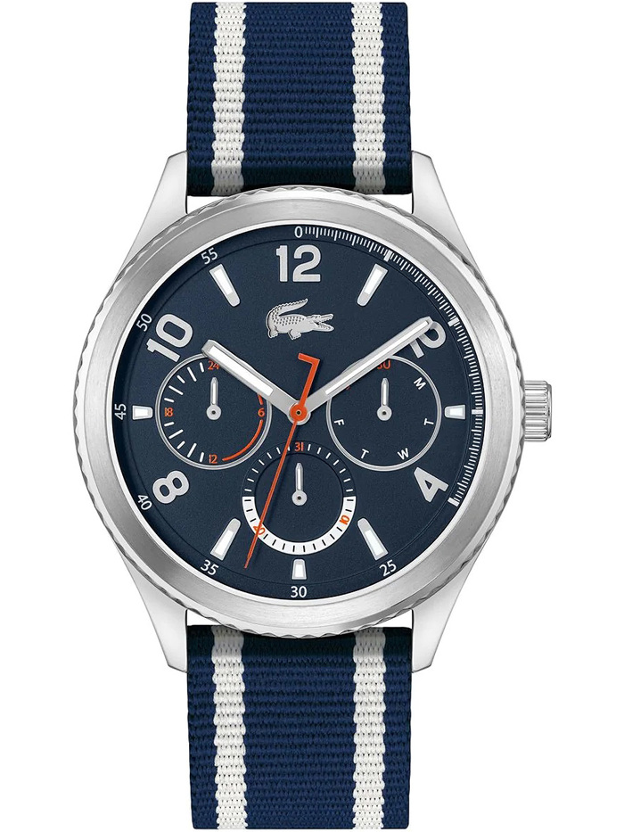 Lacoste Deuce Roloi Batarias me Ble ufasmatino Louraki 2011290