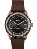 Lacoste Everett Roloi Batarias me Kafe Dermatino Louraki 2011293