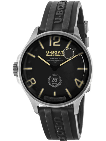 U-Boat 2027 Mens Watch Darkmoon Anniversary 46mm 5ATM 