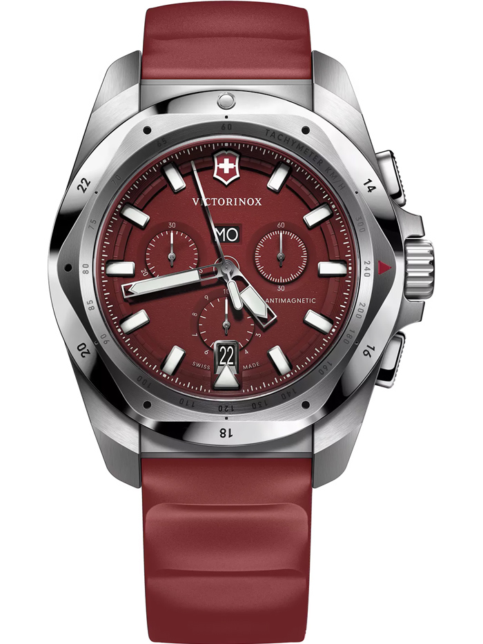 Victorinox Mens Watch I.N.O.X Roloi Xronogafos Batarias me Bornto Kaoutsouk Louraki 241986