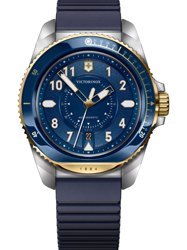 Victorinox Journey 1884 Ρολόι Μπαταρίας με Μπλε Καουτσούκ Λουράκι 242013