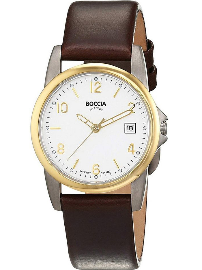 Boccia Roloi Batarias me Kafe Dermatino Louraki 3298-05