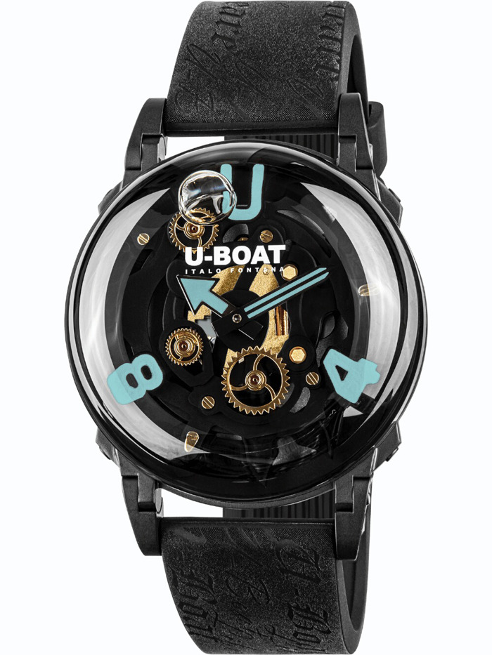 U-Boat 3353 Mens Watch U-65 PVD Aqua 44mm 5ATM 