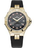 Edox Delfin Diver Roloi Batarias me Ble Dermatino Louraki 53020-37JC-NANRUD