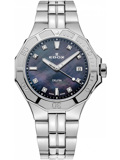 Edox Delfin Diver Roloi Batarias me Asimi Metalliko Brasele 53020-3M-NANND
