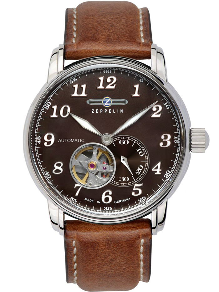 Zeppelin LZ127 Graf Zeppelin Roloi Aftomato me Kafe Dermatino Louraki 7666-4