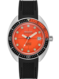 Bulova Oceanographer Roloi Aftomato me Mavro Kaoutsouk Louraki 96B350