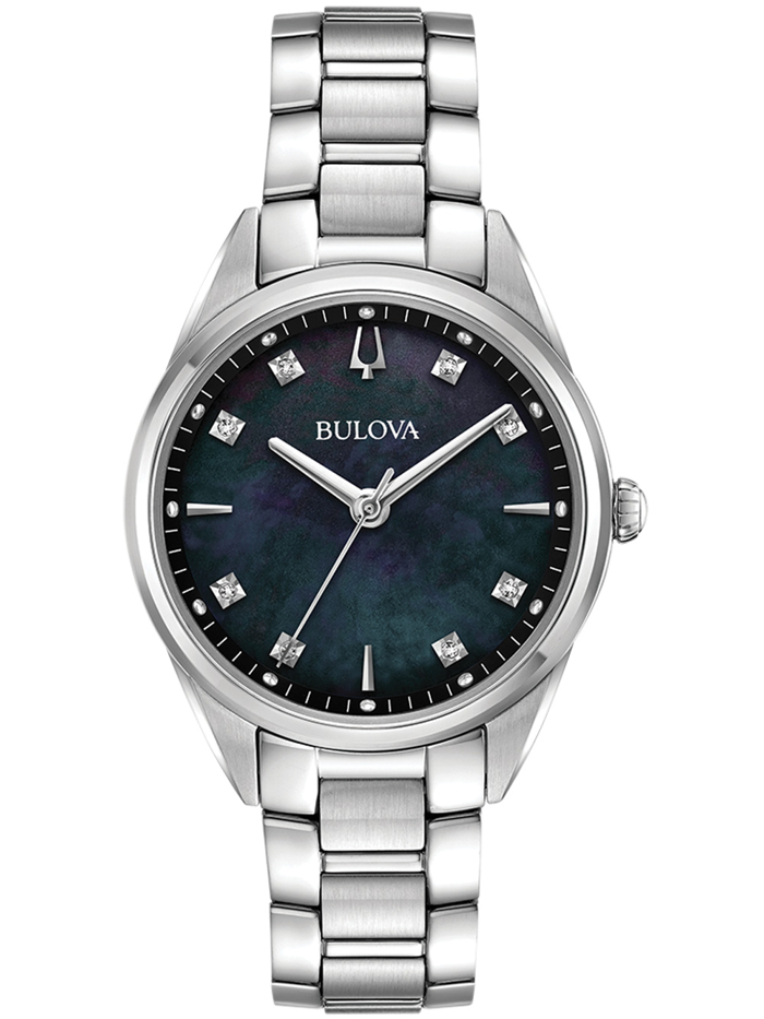Bulova Classic Roloi Batarias me Asimi Metalliko Brasele 96P198