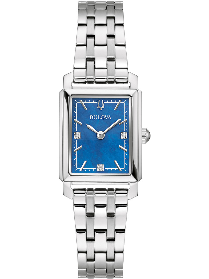 Bulova Sutton Roloi Batarias me Asimi Metalliko Brasele 96P245