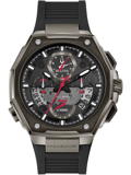 Bulova Precisionist Roloi Xronogafos Batarias me Mavro Kaoutsouk Louraki 98B358