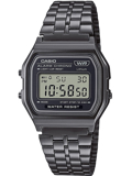 Casio Vintage Roloi Batarias me Ggri Metalliko Brasele A158WETB-1AEF