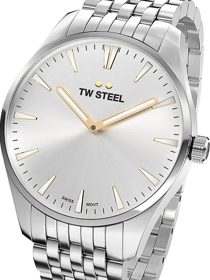 TW-Steel ACE Aternus Roloi Batarias me Asimi Metalliko Brasele ACE352