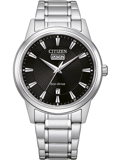 Citizen Eco-Drive Sport Roloi Iliakis Energias me Asimi Metalliko Brasele AW0100-86E