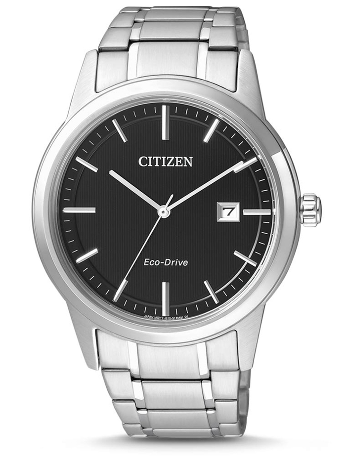 Citizen Eco-Drive Roloi Iliakis Energias me Asimi Metalliko Brasele AW1231-58E