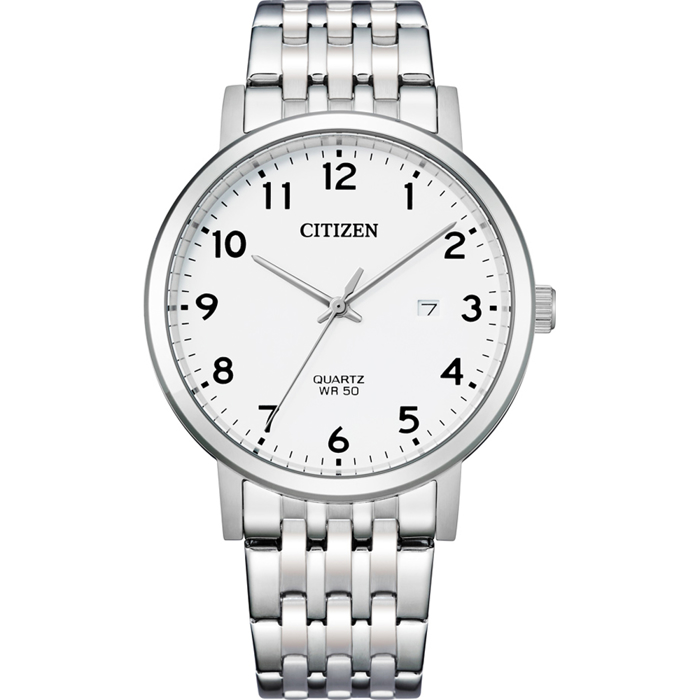 Citizen Roloi Batarias me Asimi Metalliko Brasele BI5070-57A