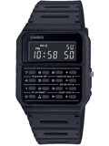 Casio Vintage Edgy Roloi Batarias me Mavro Kaoutsouk Louraki CA-53WF-1BEF