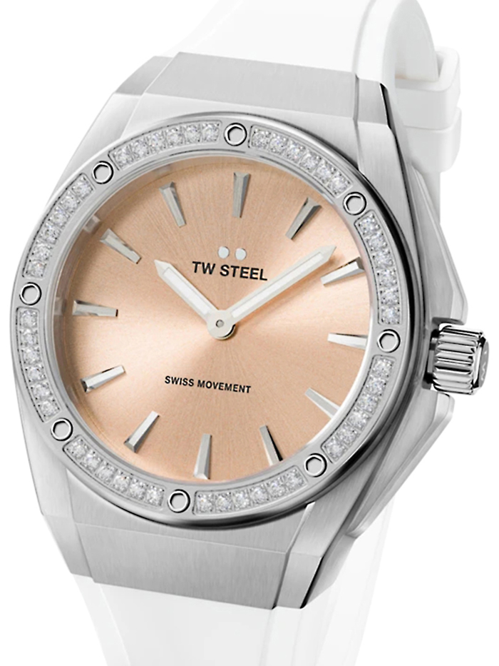 TW-Steel CEO Tech Roloi Batarias me Lefko Kaoutsouk Louraki CE4032