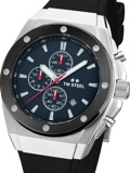 TW-Steel CEO Tech Roloi Xronogafos Batarias me Mavro Kaoutsouk Louraki CE4104