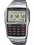 Casio Collection Data-Bank Roloi Xronogafos Batarias me Asimi Metalliko Brasele DBC-32D-1AES