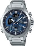 Casio Edifice Smartwatch Roloi Batarias me Asimi Metalliko Brasele ECB-30D-2AEF