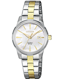 Citizen Elegance Roloi Batarias me Xruso / Asimi Metalliko Brasele EU6074-51D