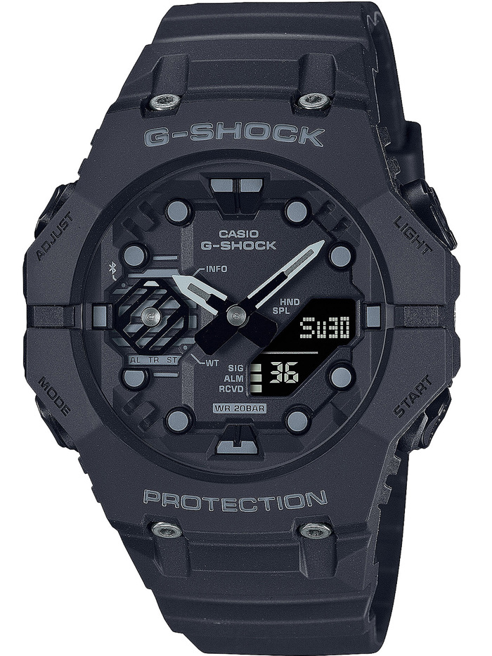 Casio G-Shock Smartwatch Roloi Batarias me Mavro Kaoutsouk Louraki GA-B001-1AER