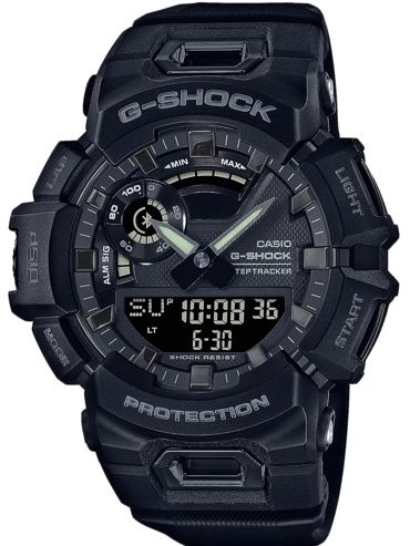 Casio G-Shock Smartwatch Ρολόι Μπαταρίας με Μαύρο Καουτσούκ Λουράκι GBA-900-1AER