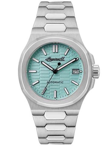Ingersoll The Catalina Ρολόι Αυτόματο με Ασημί Μεταλλικό Μπρασελέ I14601