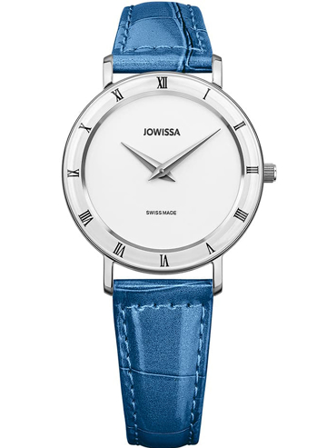 Jowissa Roma Ρολόι Μπαταρίας με Μπλε Δερμάτινο Λουράκι J2.275.M
