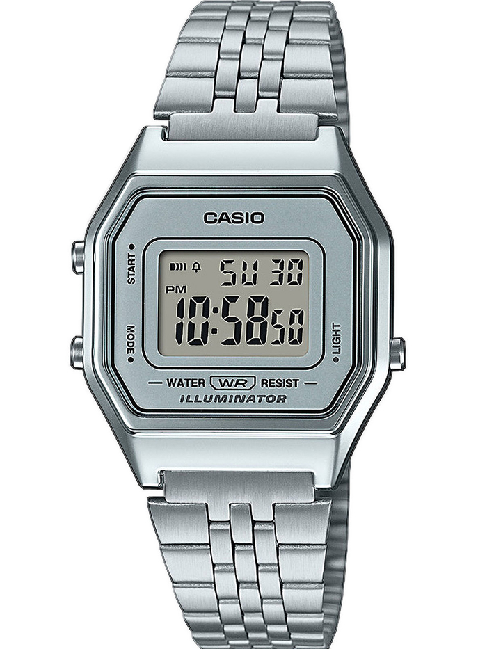 Casio Vintage Iconic Roloi Batarias me Asimi Metalliko Brasele LA680WEA-7EF