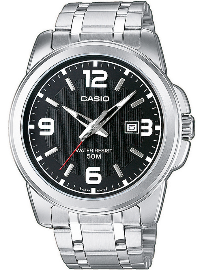 Casio Collection Roloi Batarias me Asimi Metalliko Brasele MTP-1314PD-1AVEF