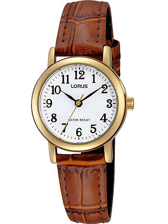Lorus Roloi Batarias me Kafe Dermatino Louraki RRX98GX9