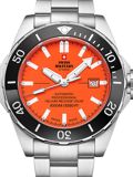 Swiss Military by Chrono Diver Roloi Aftomato me Asimi Metalliko Brasele SMA34092.03