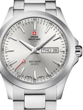 Swiss Military by Chrono Roloi Batarias me Asimi Metalliko Brasele SMP36040.23