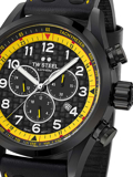 TW-Steel Coronel WTCR Special Edition Roloi Xronogafos Batarias me Mavro Dermatino Louraki SVS301