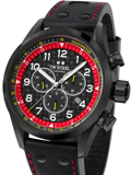 TW-Steel Volante Special Edition Roloi Xronogafos Batarias me Mavro Dermatino Louraki SVS303