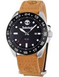 Timberland Carrigan Roloi Batarias me Kafe Dermatino Louraki TDWGB0029401