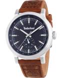 Timberland Driscoll Roloi Batarias me Kafe Dermatino Louraki TDWGF2231001