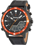 Timberland Milwood Psifiako/Analogko Roloi Batarias me Mavro Dermatino Louraki TDWJD2004501