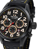 TW-Steel Boutse Ginionj WTCR Team Special Edition Roloi Xronogafos Batarias me Mavro ufasmatino Louraki TW978