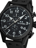 TW-Steel Volante Roloi Xronogafos Batarias me Mavro ufasmatino Louraki VS113