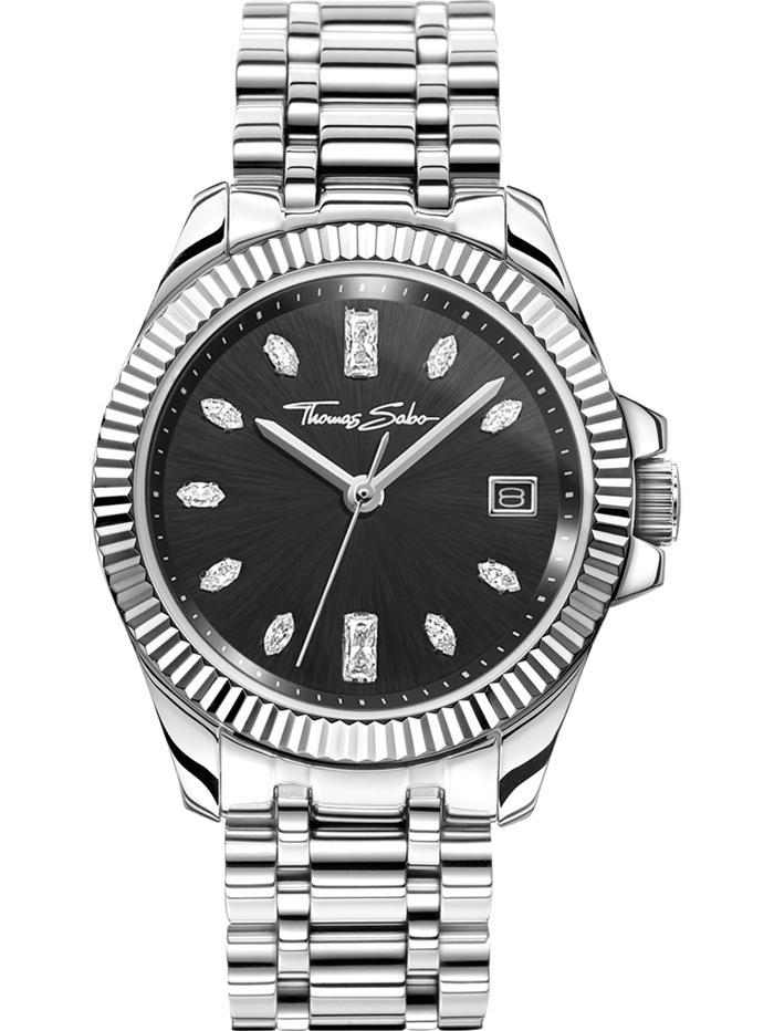 Thomas Sabo Divine Roloi Batarias me Asimi Metalliko Brasele WA0406-201-203