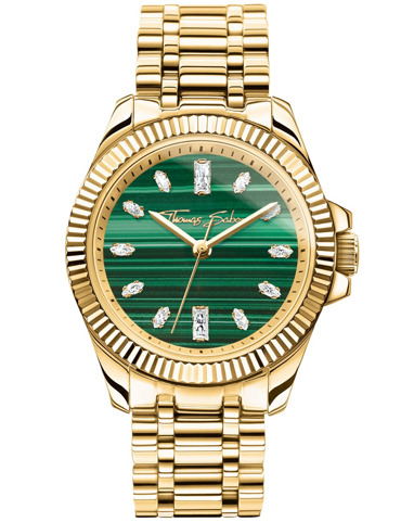 Thomas Sabo WA0436 Ladies Watch Divine Jewellery Stone Gold-Colored 33mm 5ATM 