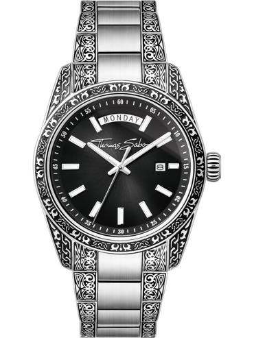 Thomas Sabo WA0438-201-203 Mens Watch Rebel At Heart Revive 40mm 5ATM 